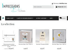 Tablet Screenshot of impressions-diverses.com
